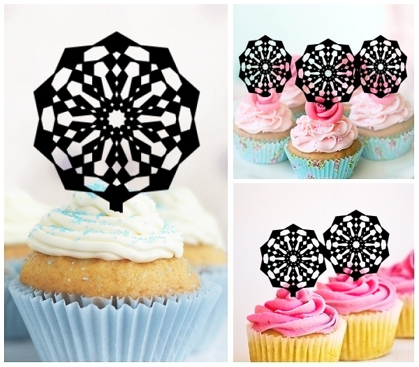 Laser Cut Ferris Wheel cupcake topper