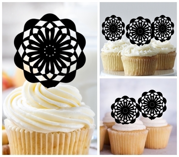 Laser Cut Ferris Wheel cupcake topper