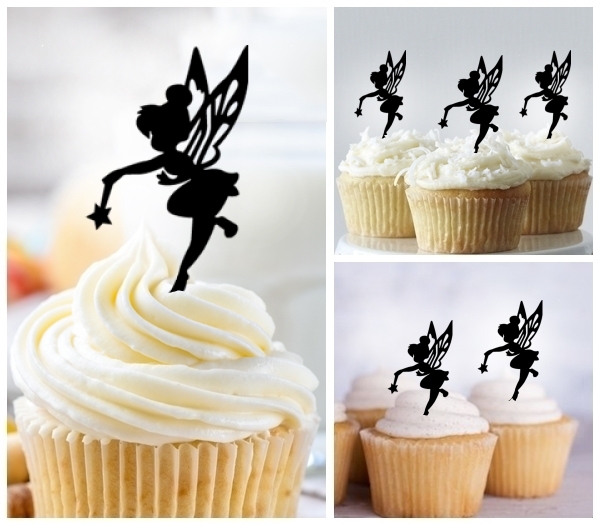 Acrylic Toppers Tinkerbell Peter Pan Design