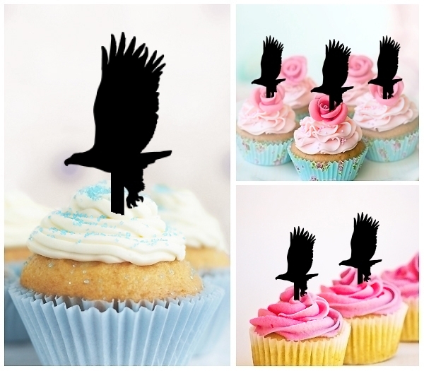 Laser Cut Flying Eagle cupcake topper