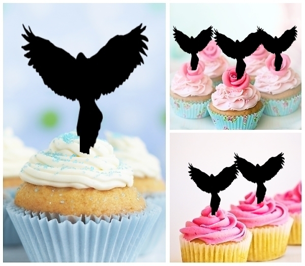 Laser Cut Eagle Wing cupcake topper