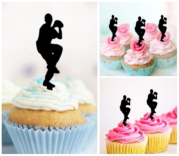 Laser Cut Baseball Pitcher cupcake topper