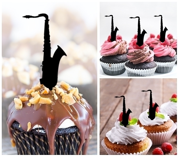 Acrylic Toppers Saxophone Design