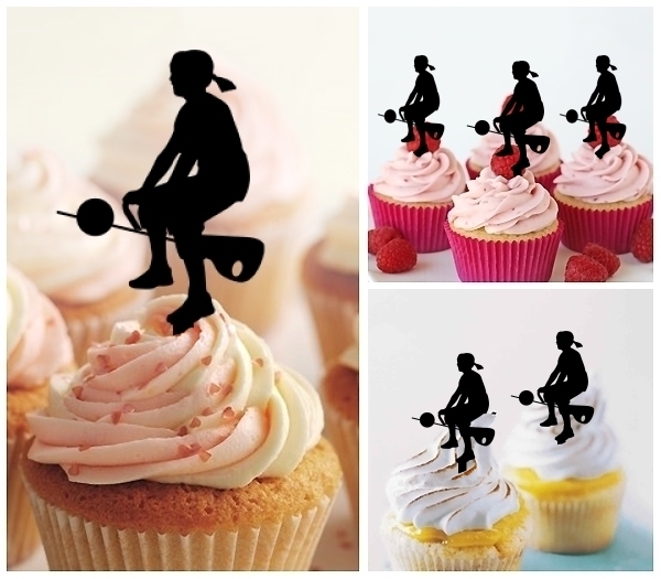 Laser Cut Playground Plaything cupcake topper