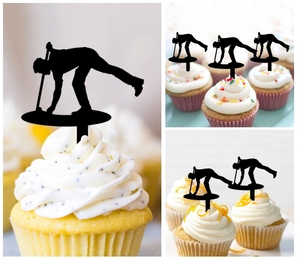 Laser Cut Golf cupcake topper