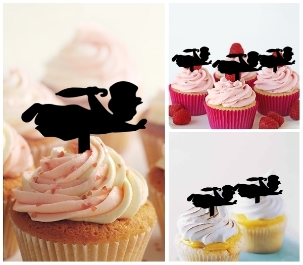 Laser Cut Peter Pan John cupcake topper