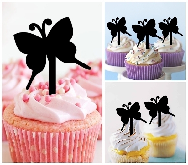 Laser Cut Butterfly cupcake topper