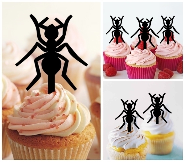 Laser Cut Ant cupcake topper