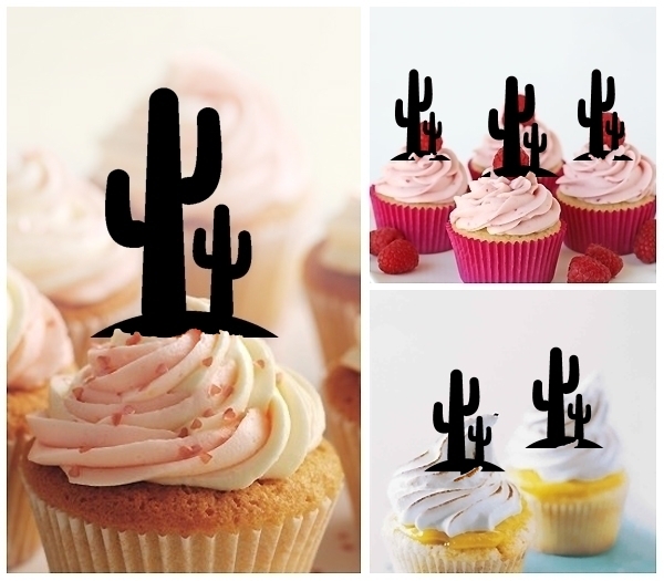 Acrylic Toppers Cactus Design
