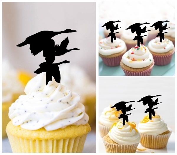 Laser Cut Flying Geese cupcake topper