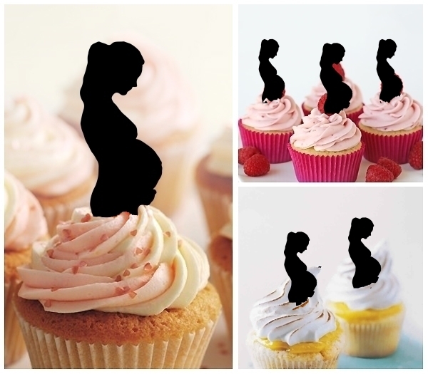 Acrylic Toppers Pregnant Design
