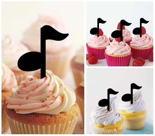 Acrylic Toppers Music Note Design