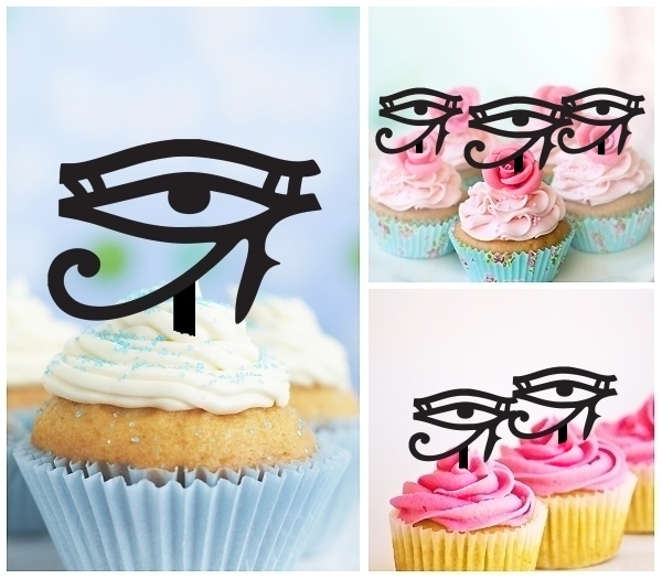 Laser Cut Horus Eye cupcake topper