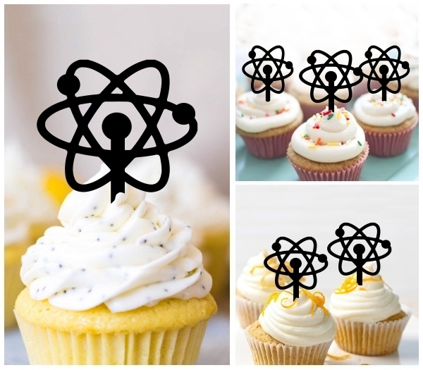 Acrylic Toppers Atom Science Electron Physics Design