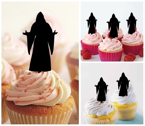 Laser Cut Monks Robes cupcake topper