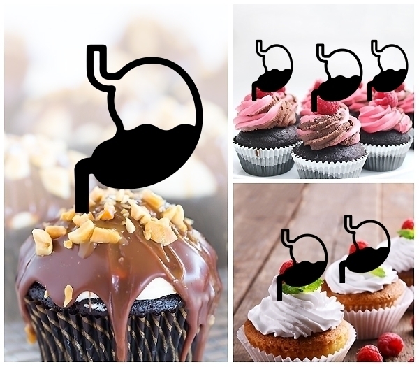 Laser Cut Organ Gastro cupcake topper