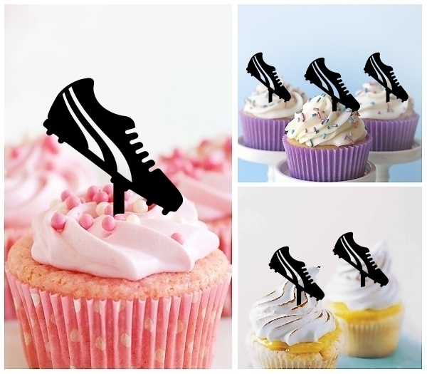 Acrylic Toppers Soccer Shoe Football Studs Design