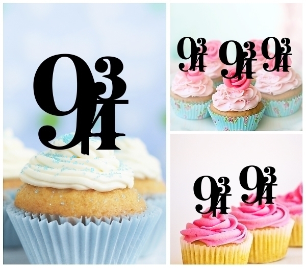 Laser Cut Platform 9 34 cupcake topper