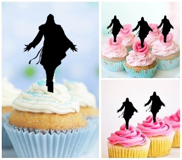 Laser Cut Assassin cupcake topper