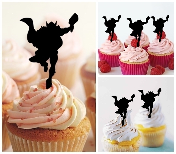 Laser Cut Thor Norse Gods cupcake topper