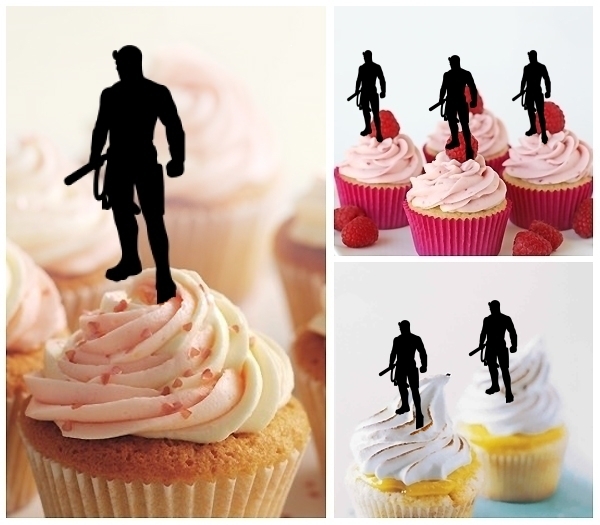 Laser Cut Daredevil cupcake topper