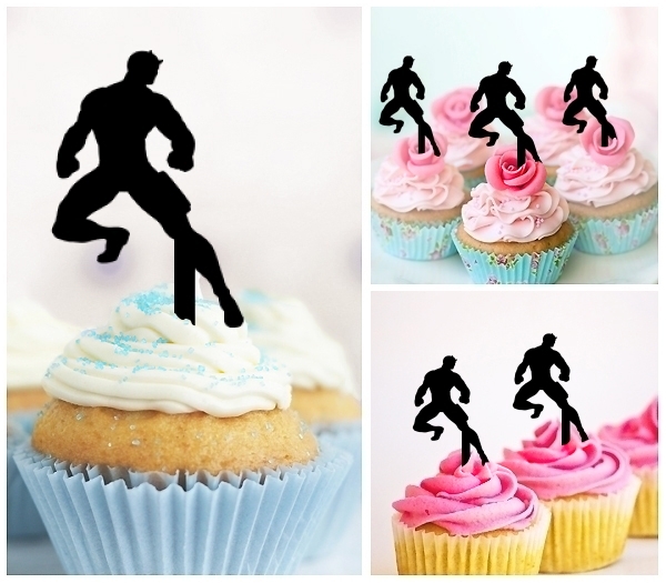 Laser Cut Daredevil cupcake topper