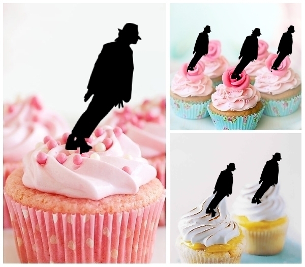 Laser Cut Michael Jackson cupcake topper