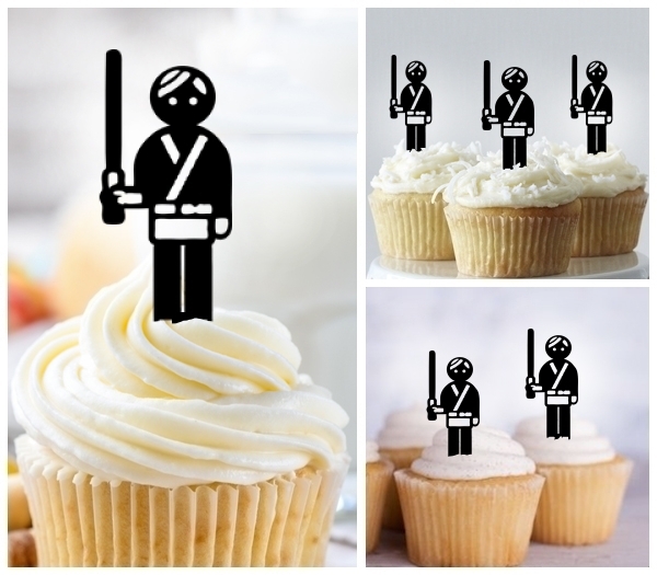 Laser Cut I Love Luke Skywalker cupcake topper