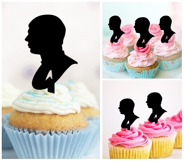 Laser Cut Spock cupcake topper