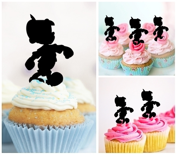 Laser Cut Pinocchio cupcake topper