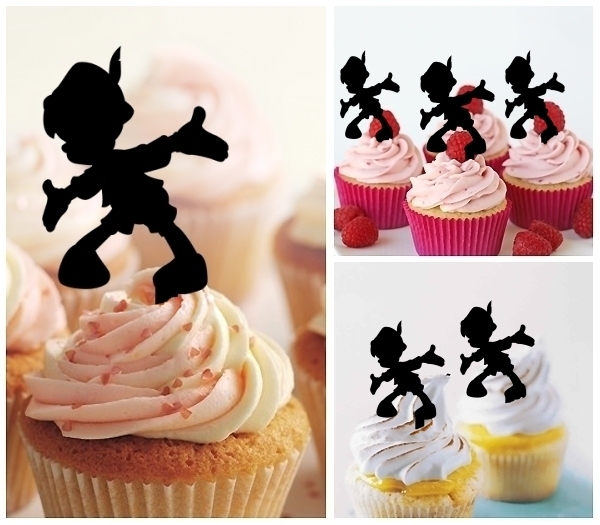 Laser Cut Pinocchio cupcake topper