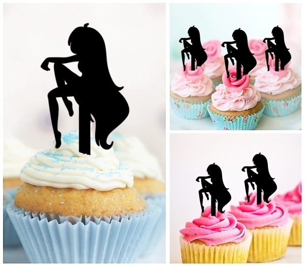 Laser Cut Adventure Time Marceline The Vampire Queen cupcake topper