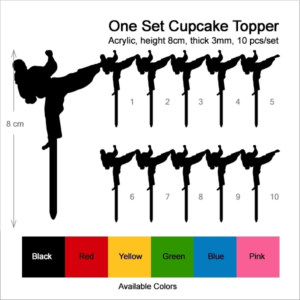 Karate Kick Cupcake