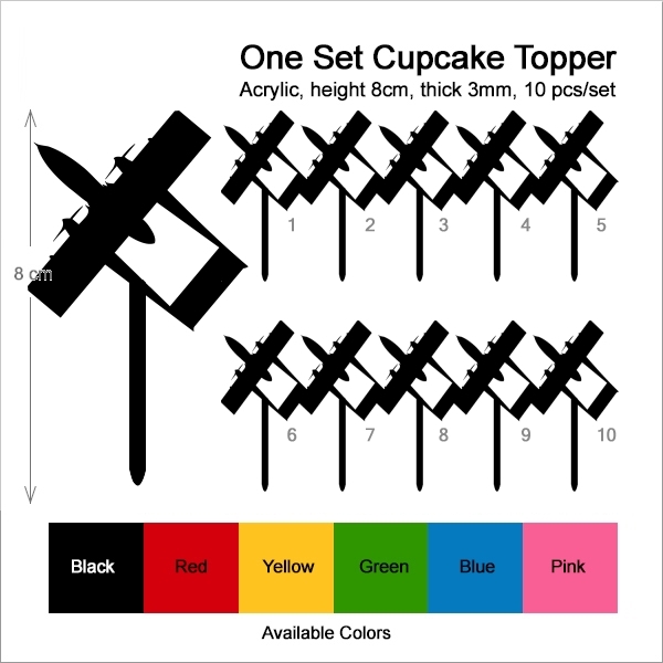 War Airplane Cupcake