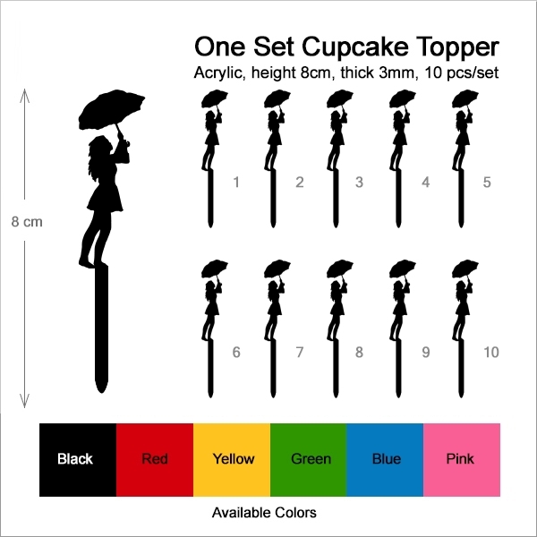 Umbrella Lady Cupcake