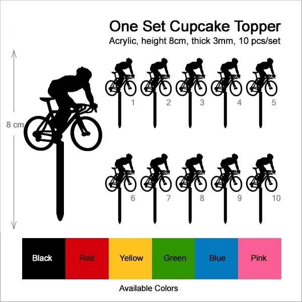 Bicycle Sport Cupcake