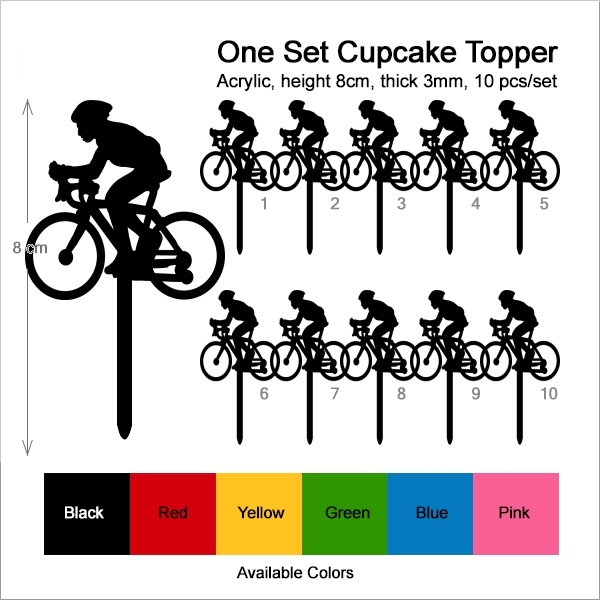 Bicycle Sport Cupcake