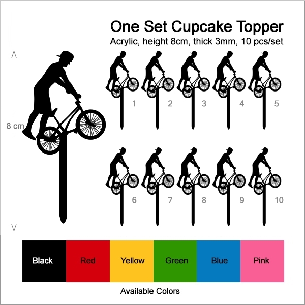 Bicycle Boy Extreme Cupcake