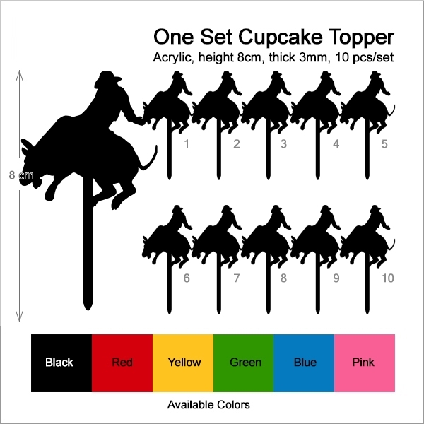 Rodeo Bullfighter Matador Cupcake