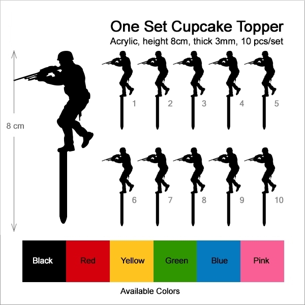 Sniper Cupcake