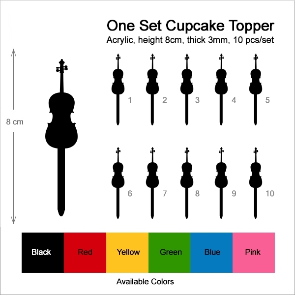 Violin Cupcake