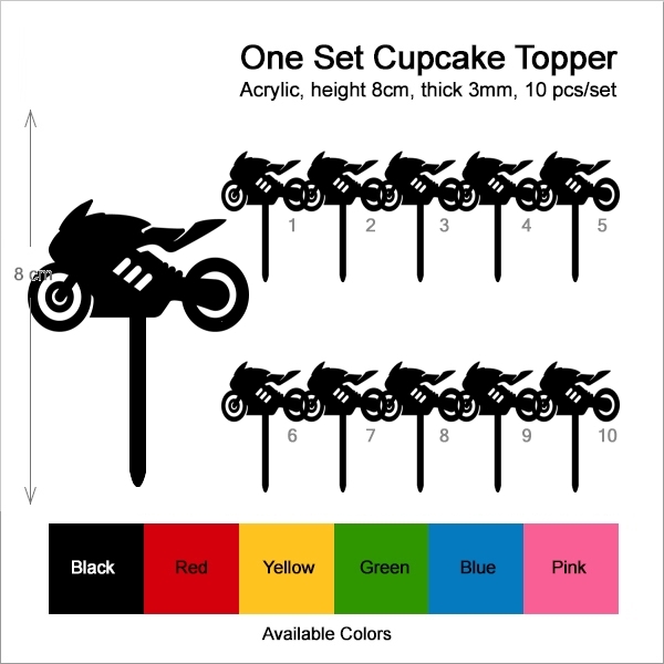 Motorcycle Cupcake