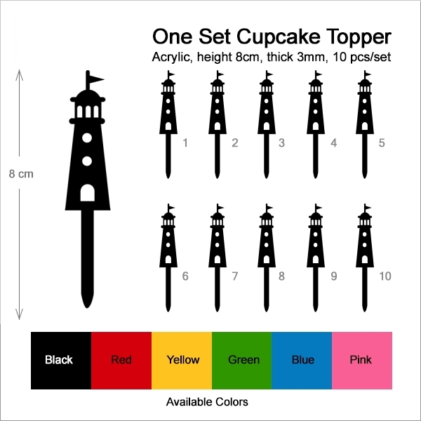 Lighthouse Cupcake