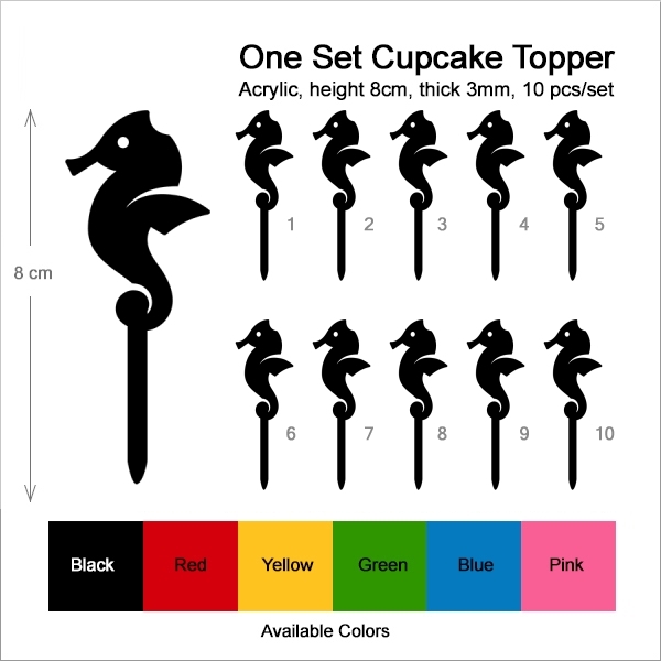 Seahorse Cupcake