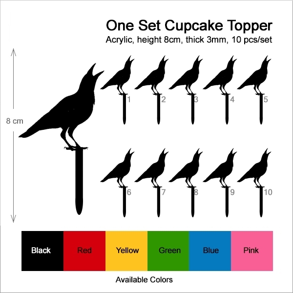 Crow Cupcake