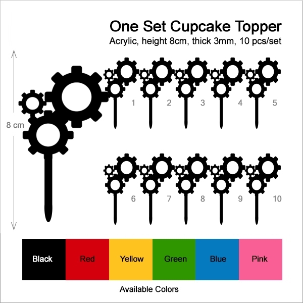 Gear System Cupcake