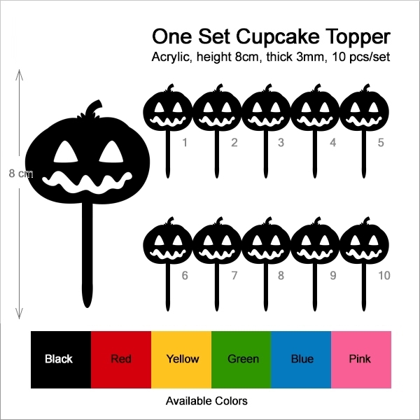 Halloween Pumpkin Jack O Lantern Cupcake