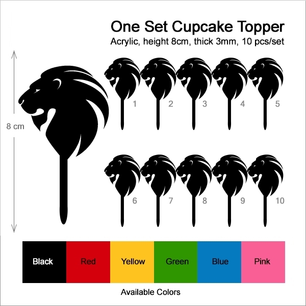 Lion Leo Zodiac Cupcake