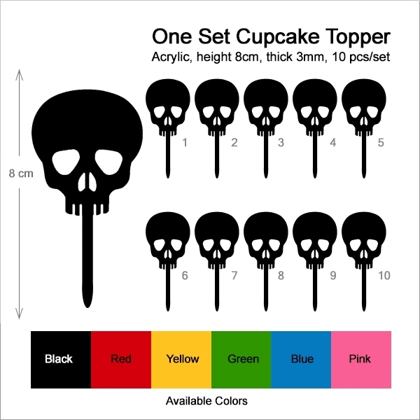 Skull Pirate Cupcake