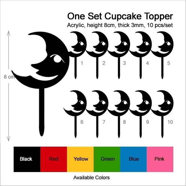 Laughing Moon Cupcake